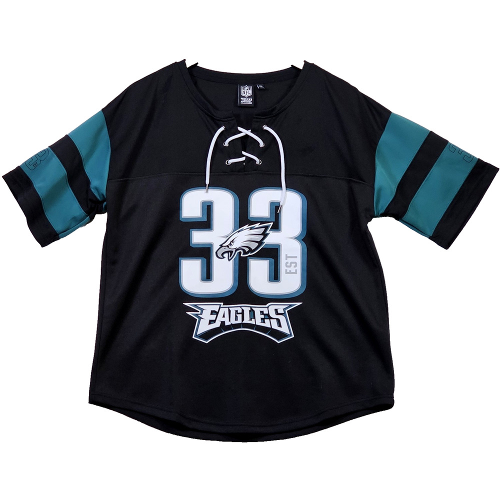 Philadelphia Eagles Women's Football Jersey NFL Team Apparel Lace Up Est 33 XL